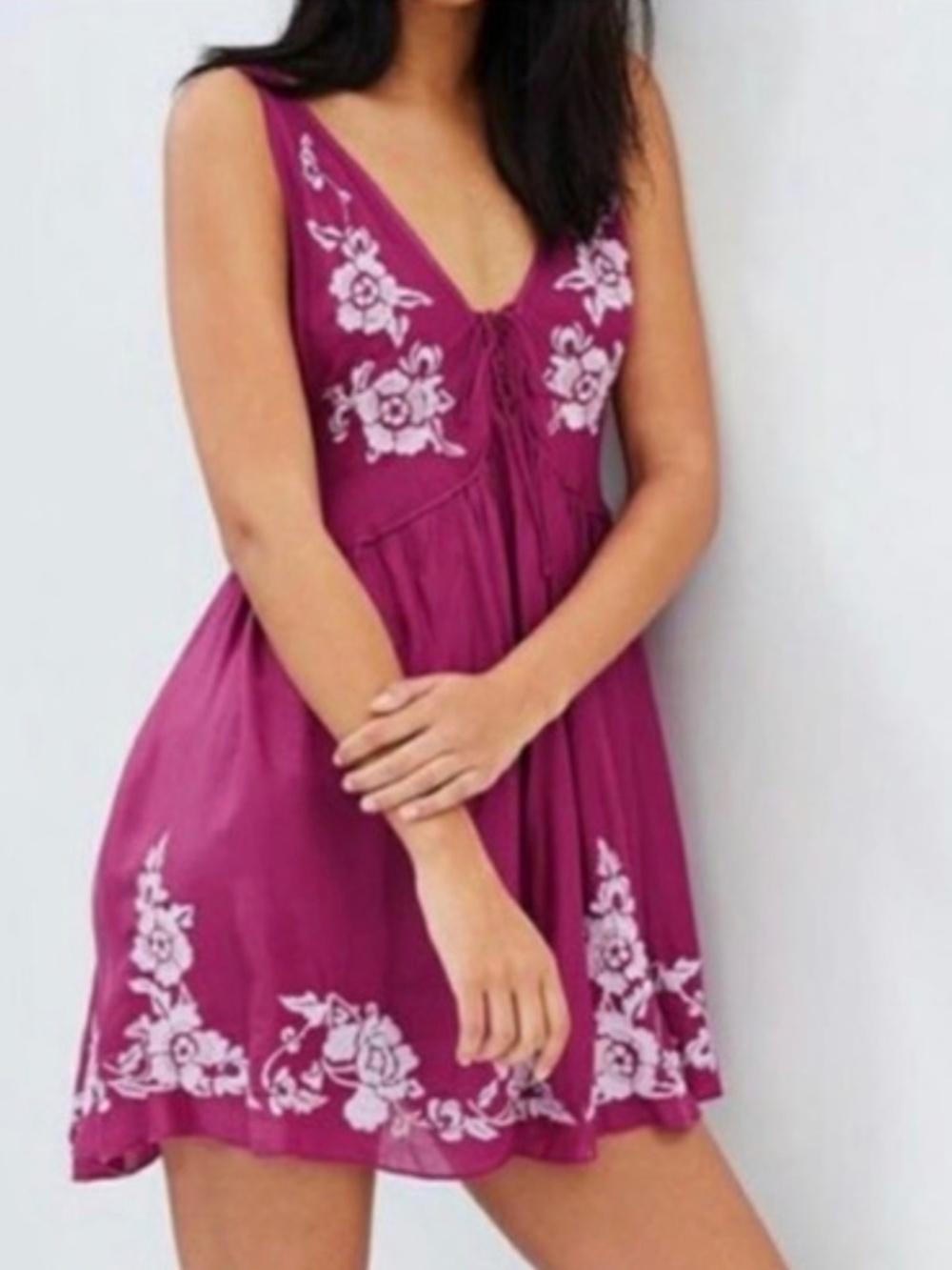 Free People Intimately Aida Dress - Purple - M